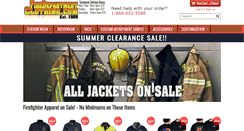 Desktop Screenshot of firedepartmentclothing.com