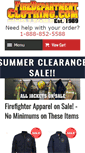 Mobile Screenshot of firedepartmentclothing.com